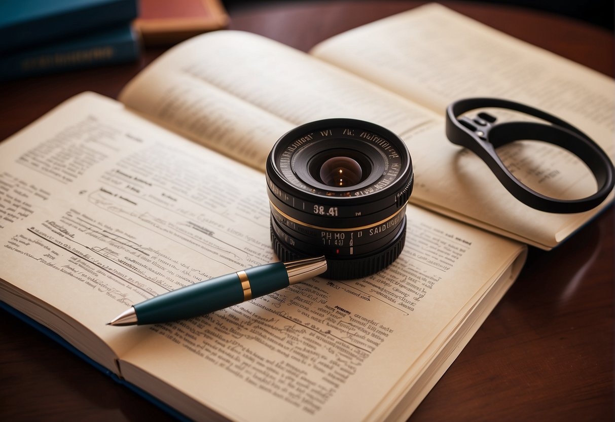 Southwest International Flights policy manual displayed on a desk with a pen and open pages