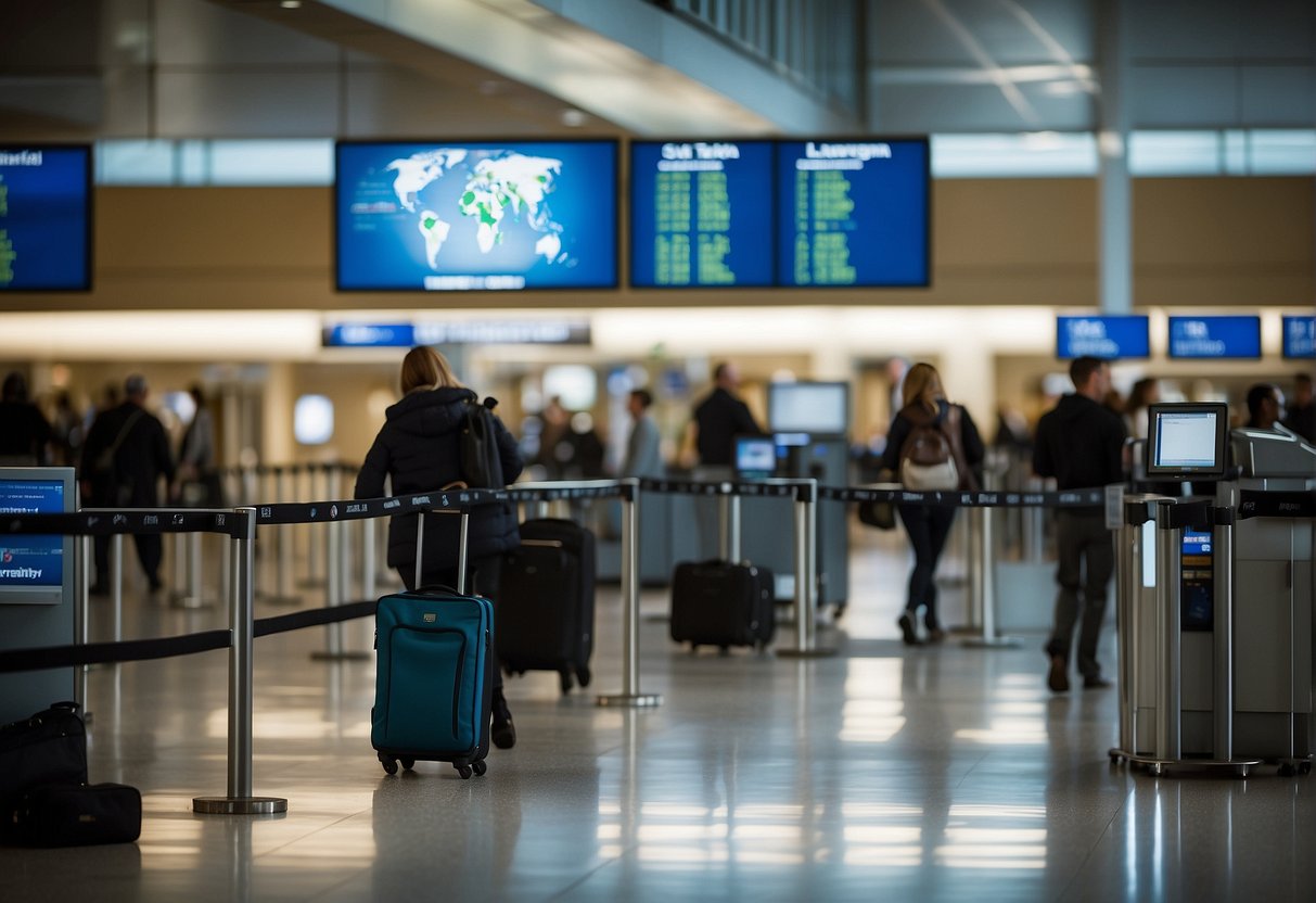 Passengers breeze through TSA security with Trusted Traveler Programs, showing their pre-approved status at the airport